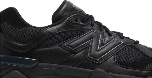 New Balance 9060 "Triple Black Leather" - Image 2